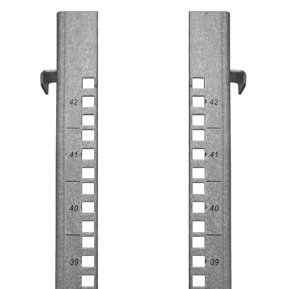 Pair of Rails for 42U Server Cabinet