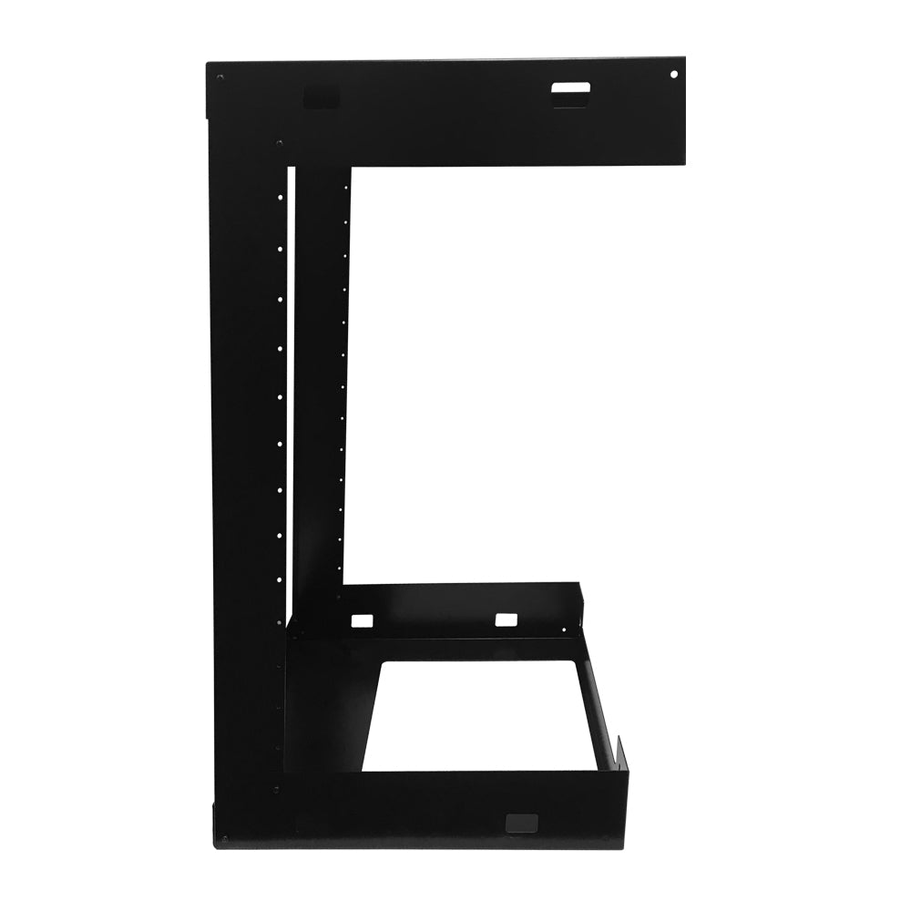 Rocket Rack 18 In 19 inch Open Frame Wall Mount Rack - 18 inch Depth - 15U
