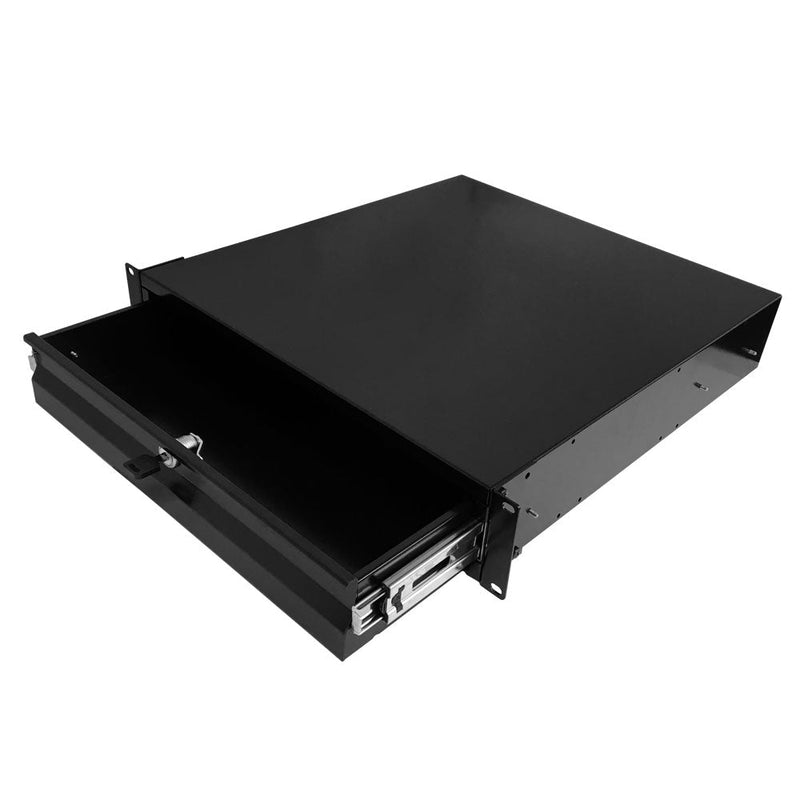 19 Inch Locking Drawer - 18 inch Depth - 2U