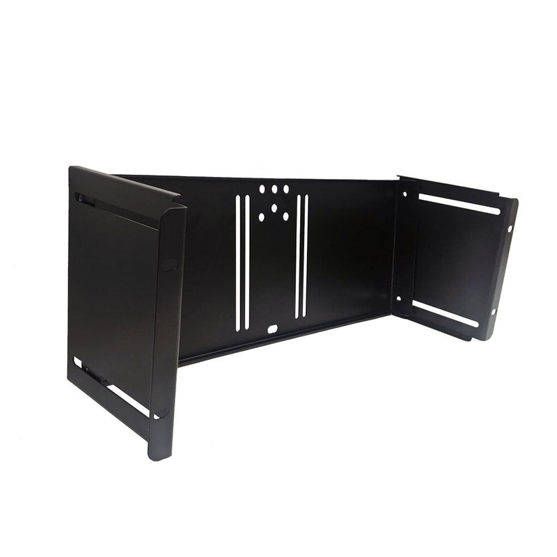 19 Inch Adjustable Rack Monitor Mount 4U - VESA 75x75, 100x100