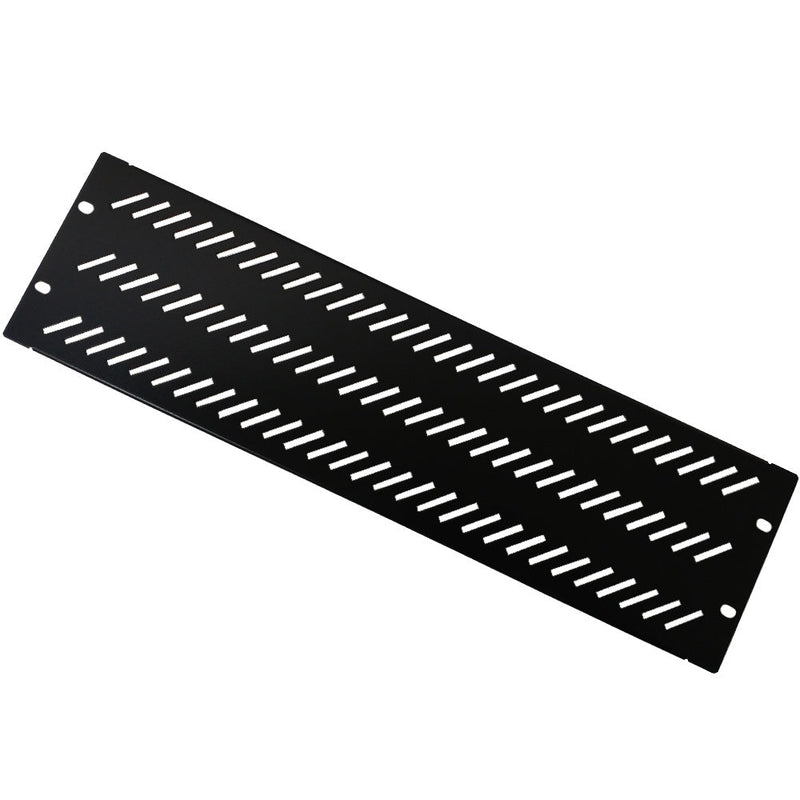 Blank Filler Panels Black 3U - Vented