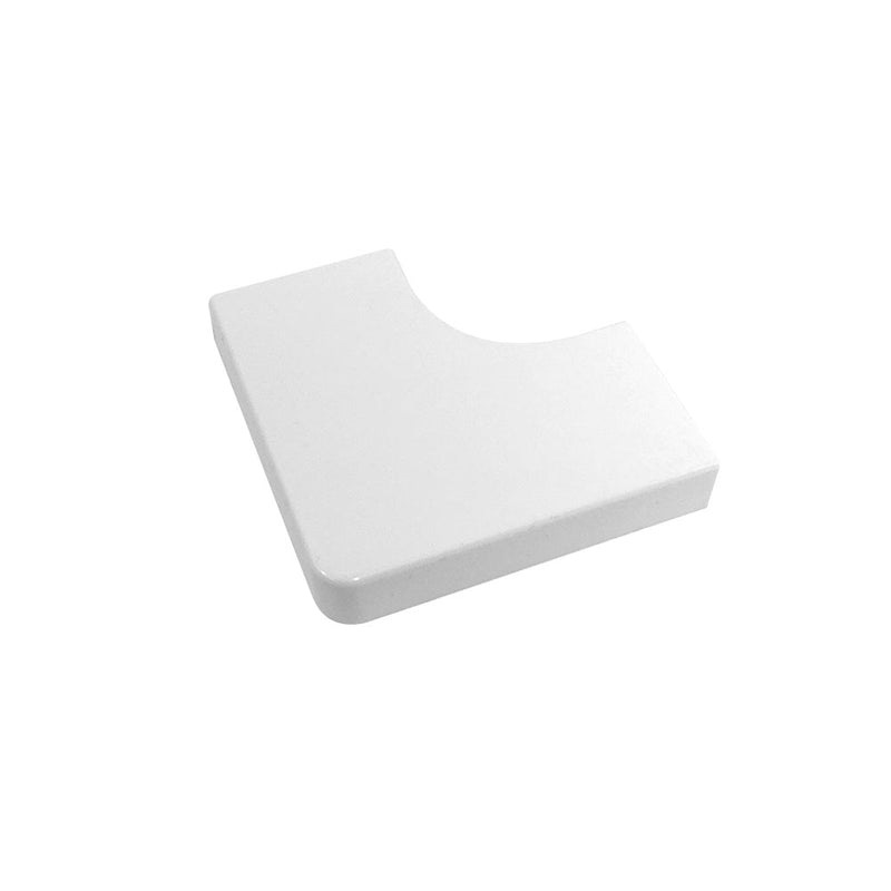 Right Angle for 38mm x 11mm Raceway - White