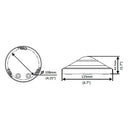 5MP Fisheye IP Camera - 1.4mm Fixed Lens - WDR - Microphone - IP66 IK10 Rated - White