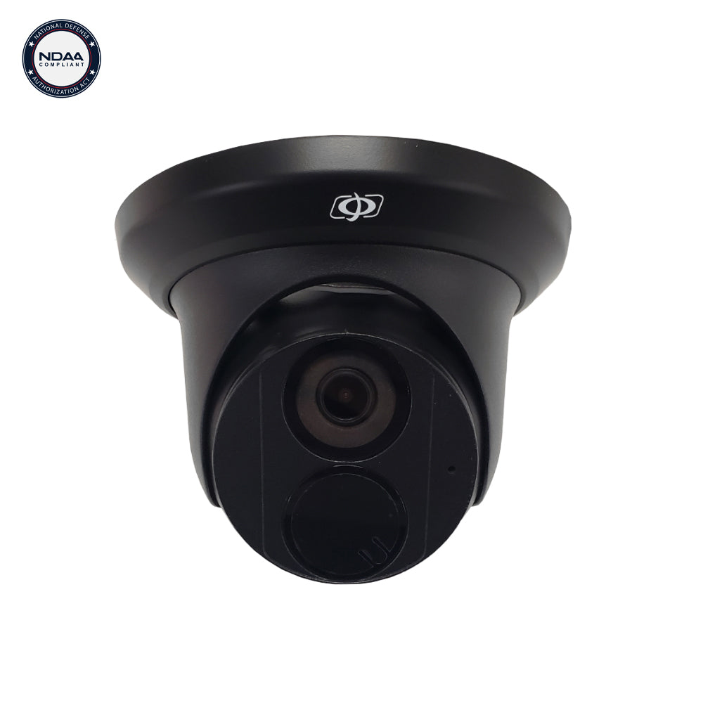4MP Turret IP Camera - Fixed Lens - Smart IR - WDR - HLC - Microphone