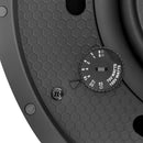 6.5 inch Coaxial Frameless Commercial Ceiling Speakers (Single) - 70V/100V - 100W Max - UL2043 Plenum Rated