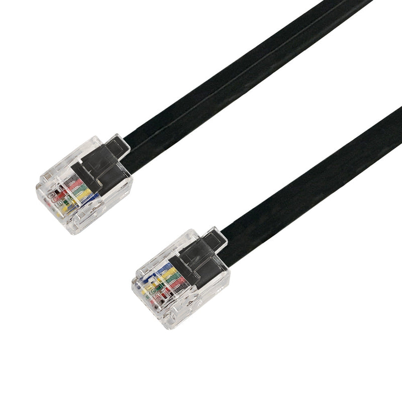 RJ12 Modular Data Cable Cross-Wired 6P6C - 28AWG