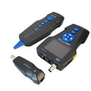 Network Cable Tester & Wire Tracer for BNC, RJ11, RJ12 & RJ45 - 8 Remotes