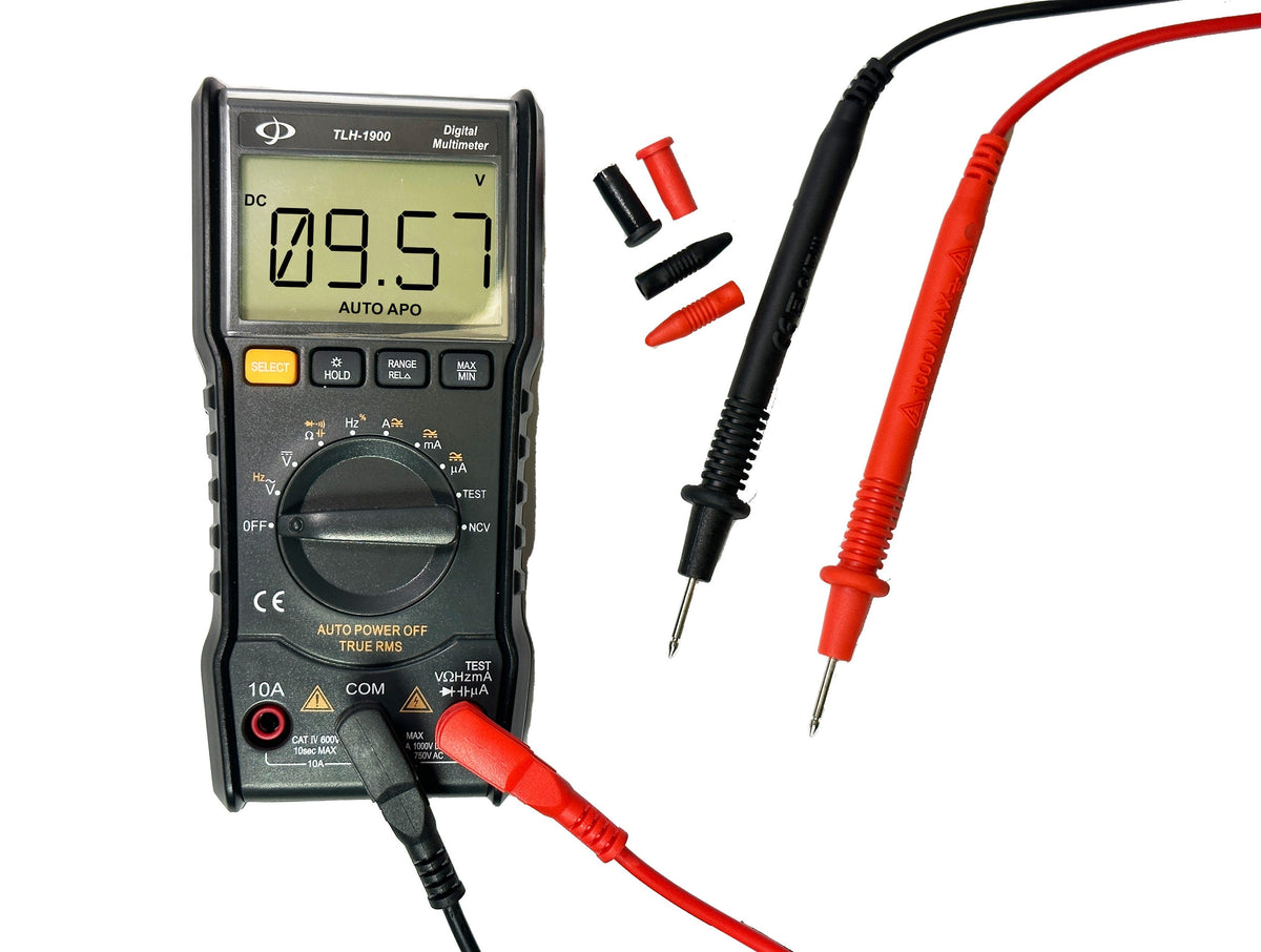 Digital Mini Multimeter Led Digital multimeter with test leads - LED display