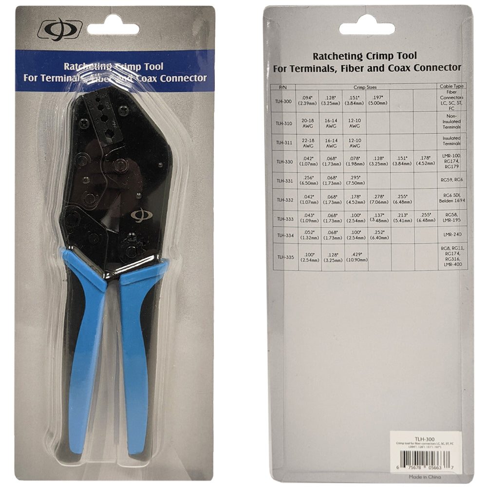 Professional Ratcheting Crimp Tool for Fiber Optic Connector Crimp Sle