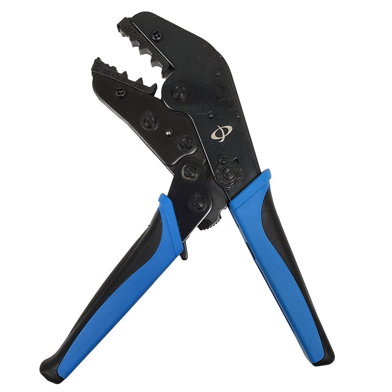 Professional Ratcheting Crimp Tool for RG6 SDI & Belden 1694 Coax Cable Connectors - Hex Sizes 0.042 0.068 0.178 inch, 0.255 inch