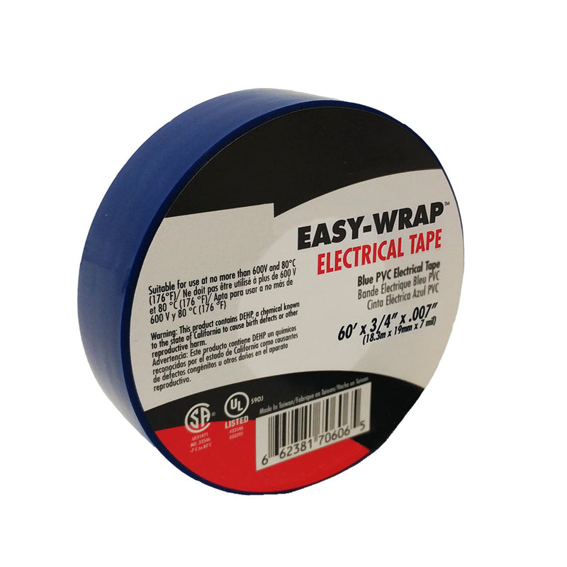 Electrical Tape 7mil 3/4 Wide 60ft Roll