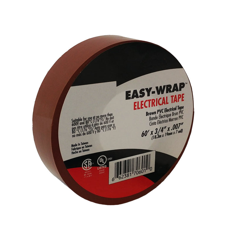 Electrical Tape 7mil 3/4 Wide 60ft Roll