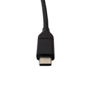 0.15m USB 3.1 Type-C Male to A Female Cable 5G 3A - USB-IF Certified - Black