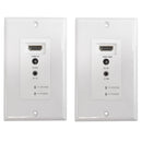 HDMI Wall Plate Extender Over One  Cat5e/6 UTP Cable 60M - IR & 3D support