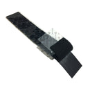 12 inch x 2 inch Rip-Tie Industrial Adhesive Back Wrap Velcro Strips - Black (5 mated pairs)