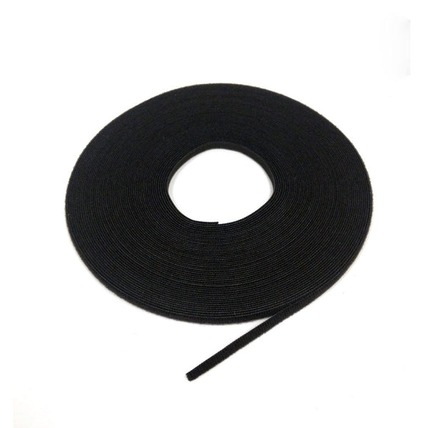 75ft 1/4 inch Rip-Tie RipWrap Black - 1 Roll