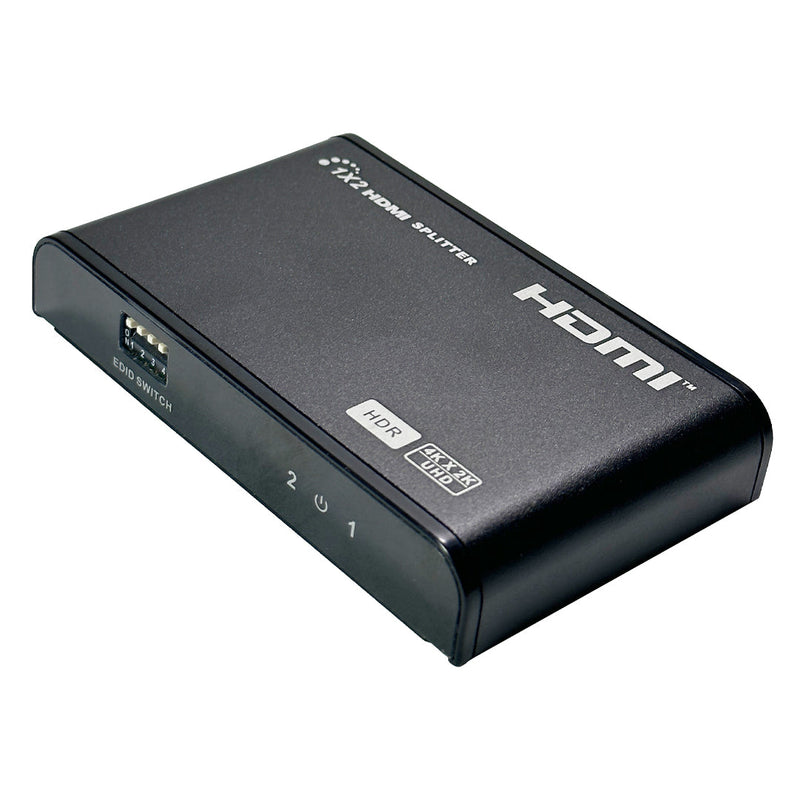 1x2 HDMI Splitter, 4Kx2K@60Hz, EDID, HDCP 2.2, YUV 4:4:4