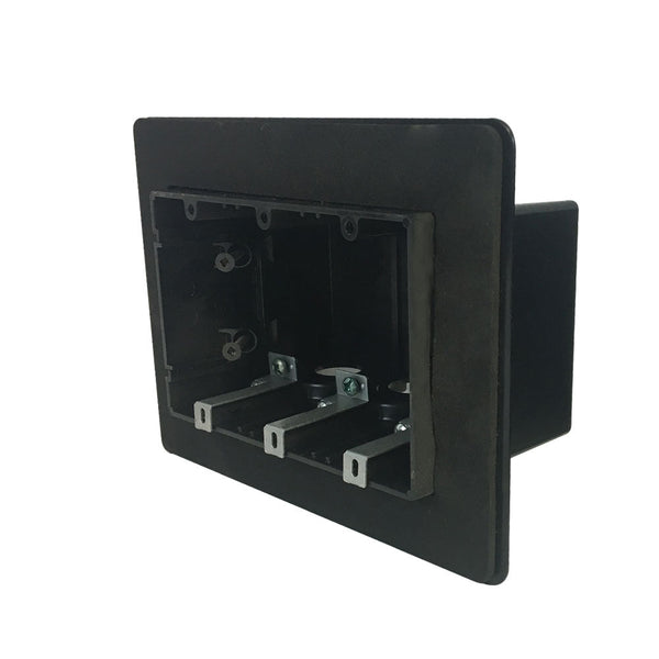 Vapour Barrier Box, Triple Gang - Power, New Construction