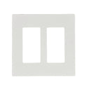 Decora Screw-Less Wall Plate- Double Gang - White