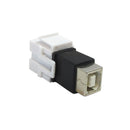 USB 2.0 B/A Keystone Wall Plate Insert
