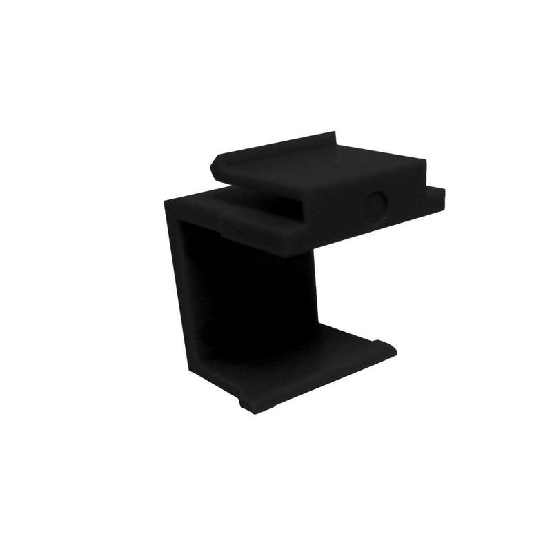 Blank Keystone Wall Plate Insert - Black