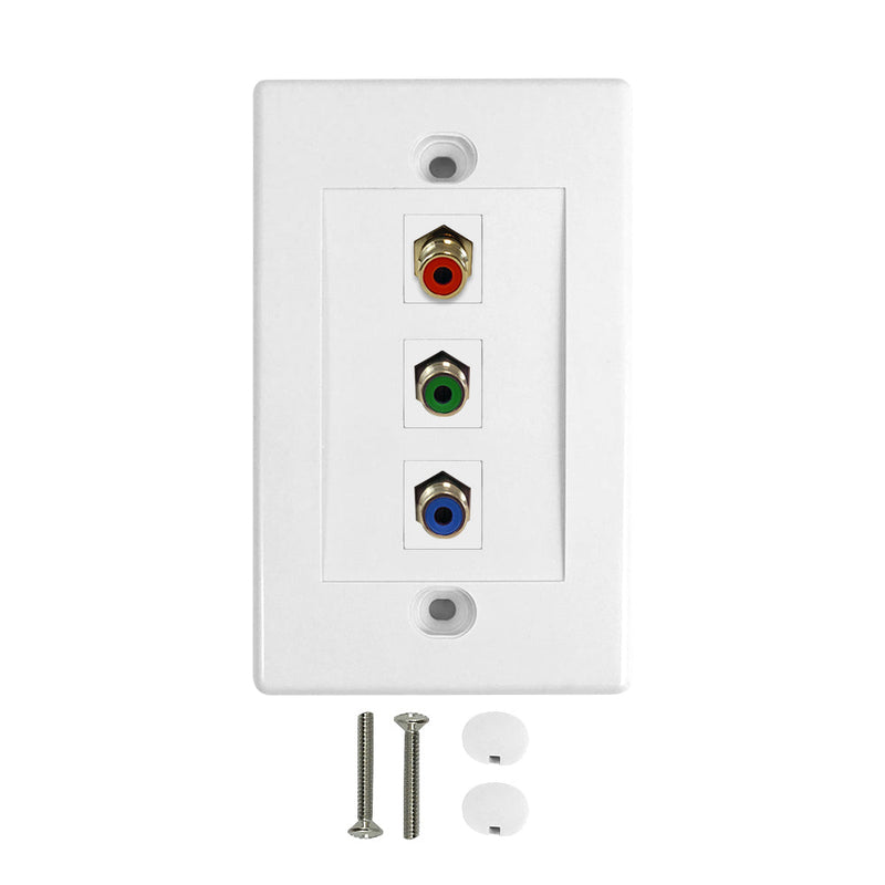 Component Wall Plate Kit - White