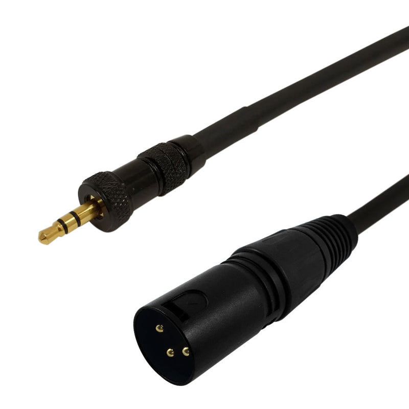 Premium Phantom Cables Balanced XLR To 3.5mm Locking Male Cable