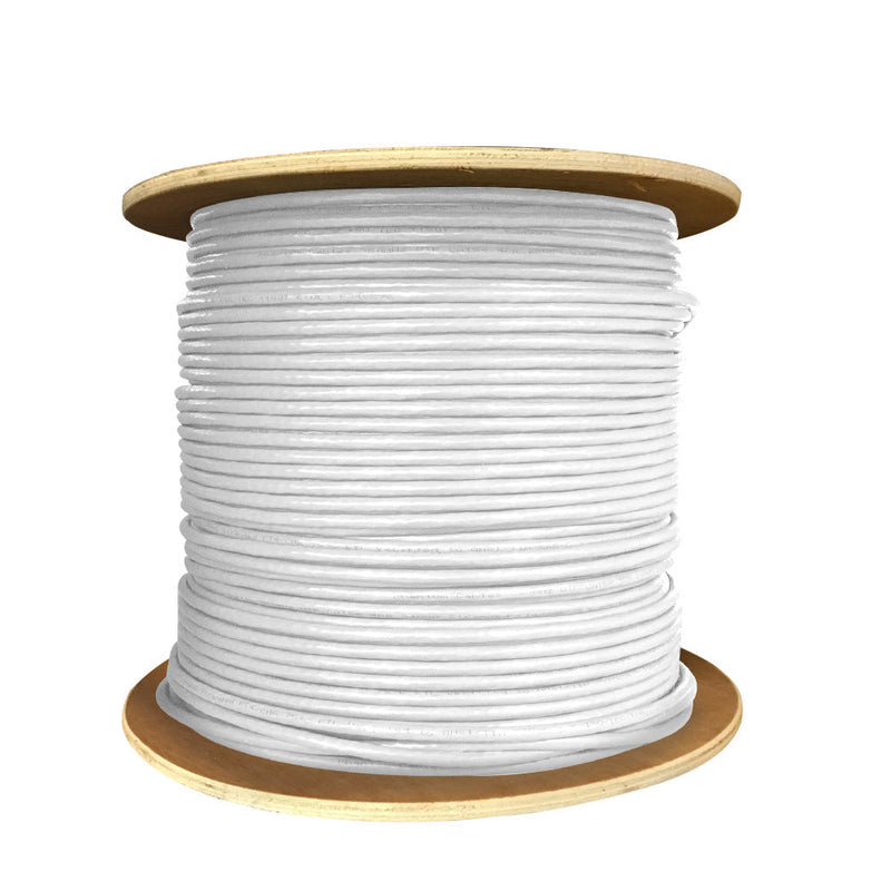 1000ft 4 Pair CAT6A Stranded 24AWG UTP FT4/CMR Bulk Cable