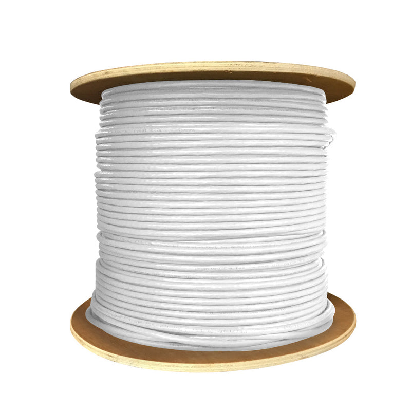 1000ft 4 Pair CAT6 Stranded 24AWG UTP FT4/CMR Bulk Cable