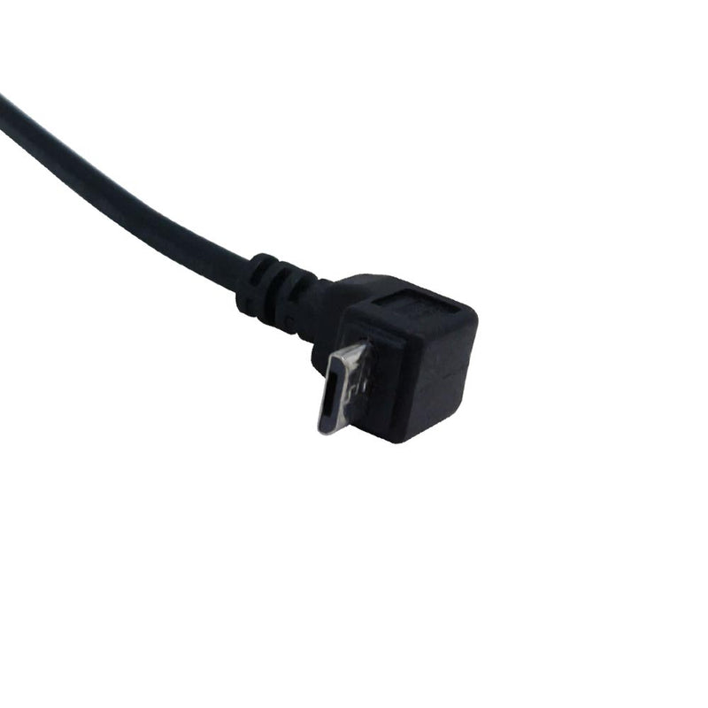 USB 2.0 A Straight Male to Micro-B Down Angle Cable