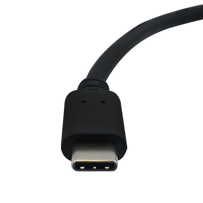 10ft USB 3.1 to Type-C Male Cable 5G 3A - Black